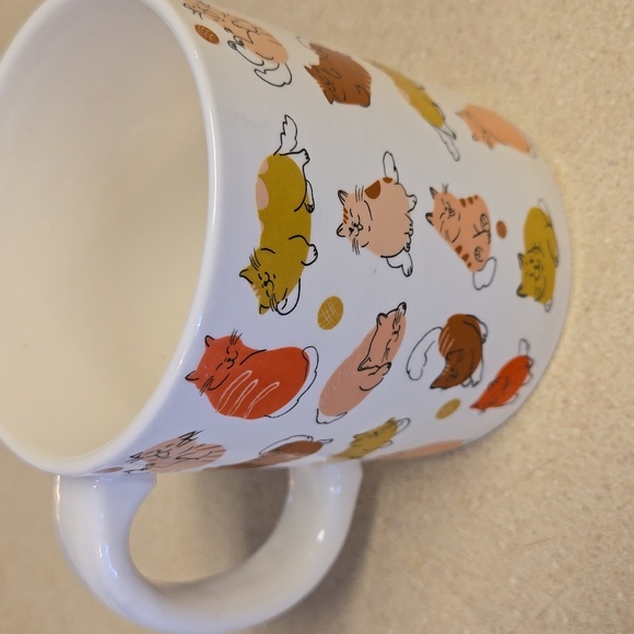 Cat print coffee tea mug multicolor - Picture 2 of 6